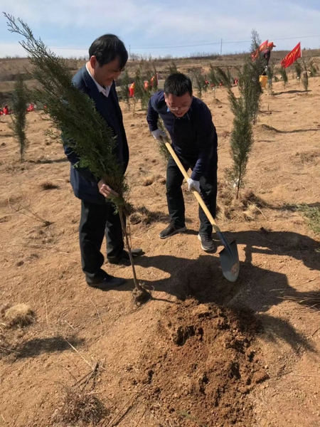 郑州市工商联工会组织干部职工开展义务植树节活动(图2)