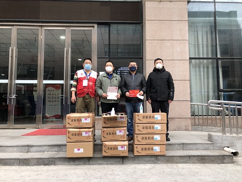 金水区爱心企业无私捐赠助力疫情防控(图1)